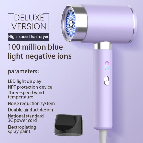 Wireless Rechargeable High-Power Leafless Hair Dryer - Image 6