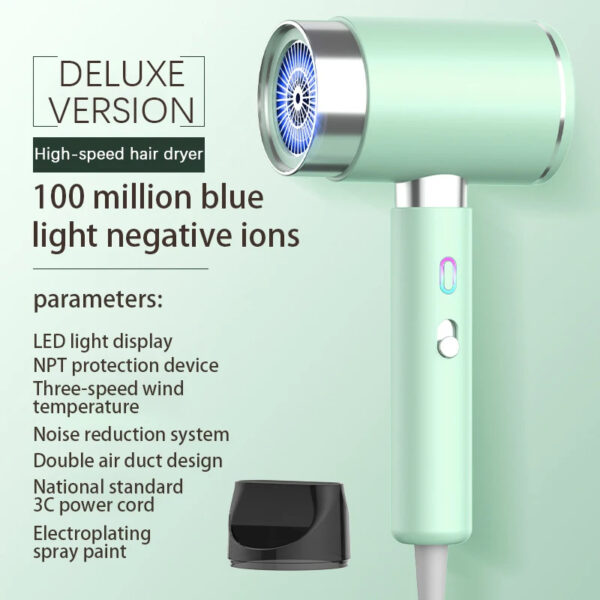 Wireless Rechargeable High-Power Leafless Hair Dryer - Image 5