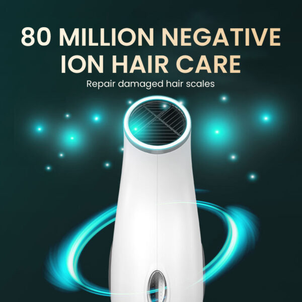 Wall-Mounted High Power Negative Ion Hair Dryer - Image 5