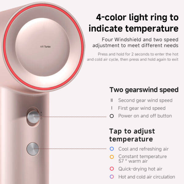 High-Speed Hair Dryer with Negative Ions - Image 5