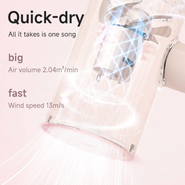 High-Power Ionic Hair Dryer with Smart Temperature Control - Image 3