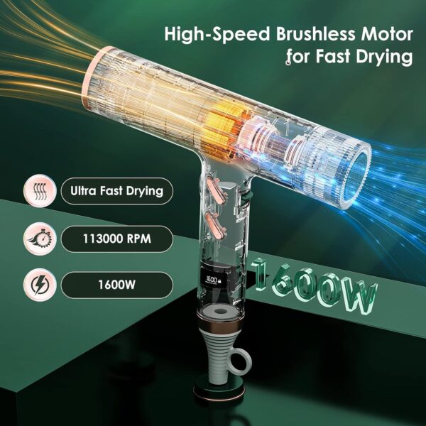 High-Speed Professional Hair Dryer 113,000 rpm/min - Image 5