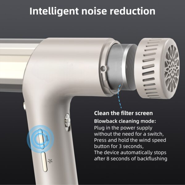 High-Speed Ionic Hair Dryer with Diffuser - Image 4