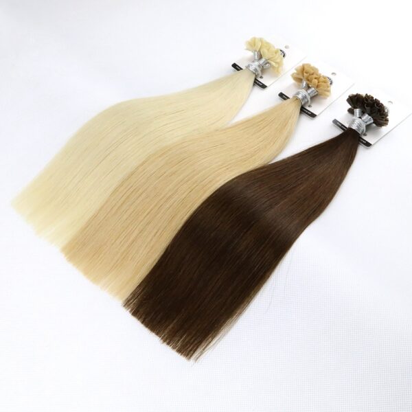 Premium U Tip Keratin Human Hair Extensions - Image 2