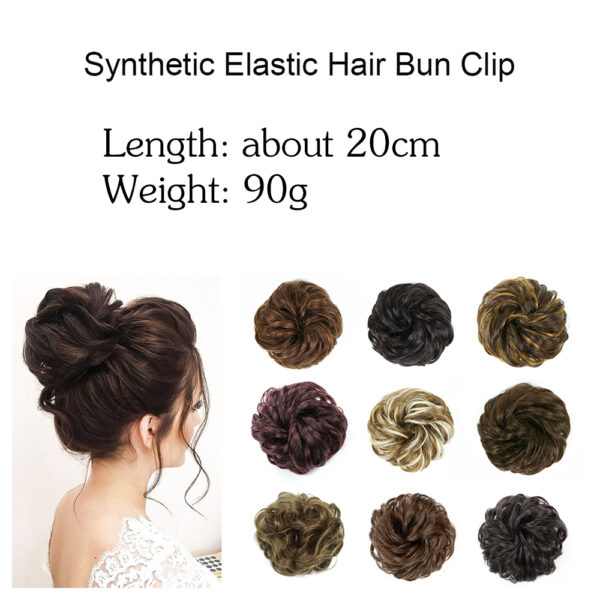 Messy Chignon Donut Hair Bun Pad - Image 5