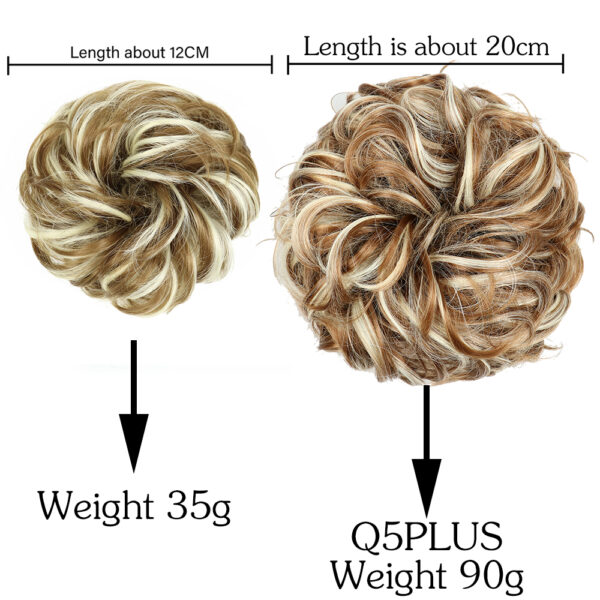 Messy Chignon Donut Hair Bun Pad - Image 3