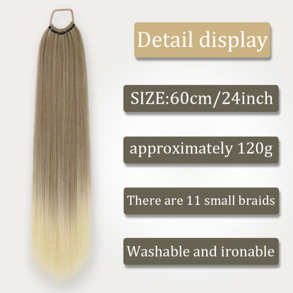 Synthetic Wrap Around Ponytail Extensions - Image 4
