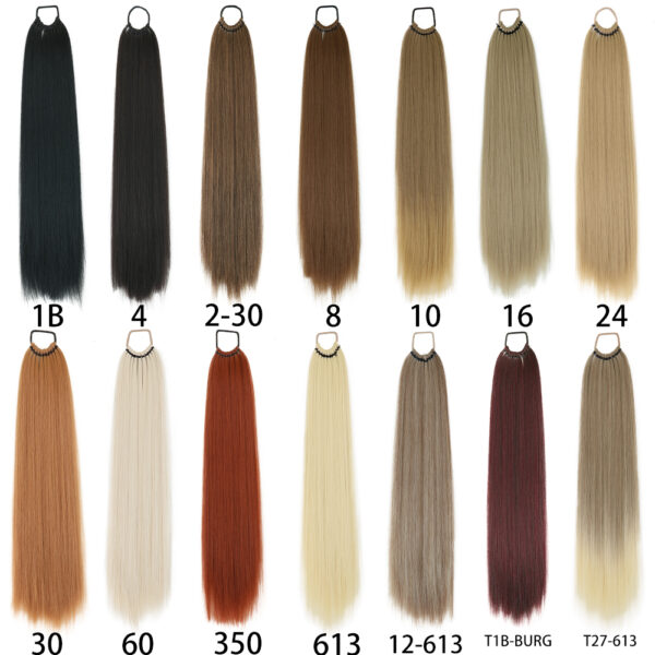 Synthetic Wrap Around Ponytail Extensions - Image 7