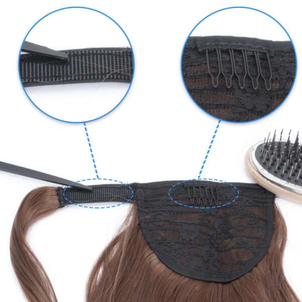 Synthetic Straight Wraparound Ponytail - Image 4