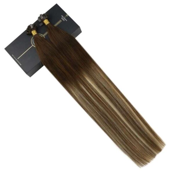 Flat Tip Human Hair Extensions - Image 6