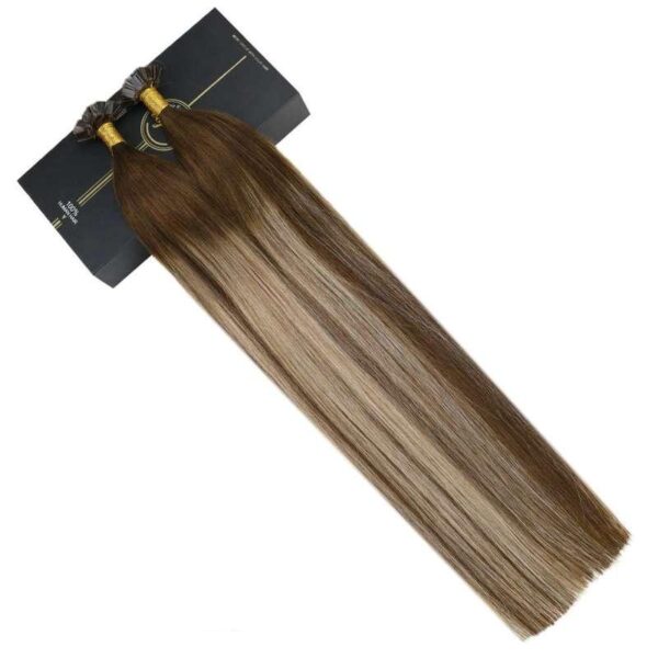 Flat Tip Human Hair Extensions - Image 5