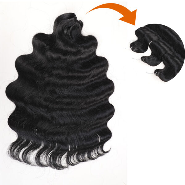 24" Body Wave Crochet Hair Extensions - Image 6
