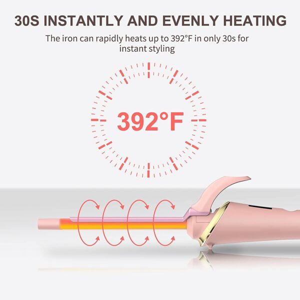 Tourmaline Ceramic Curling Iron - Image 3