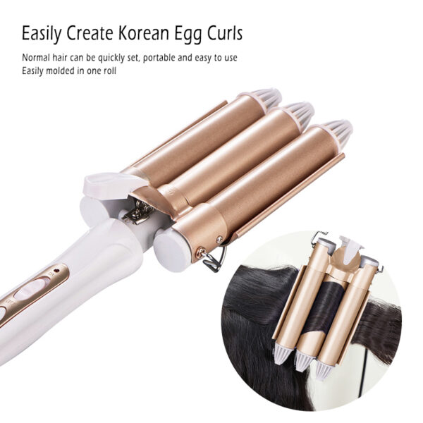 Professional Triple Barrel Hair Curler - Image 5