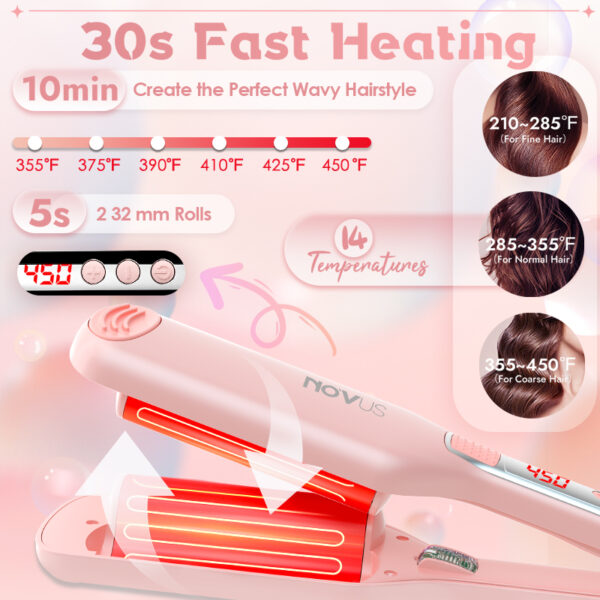 32MM Fast Heating Negative Ion Curling Iron - Image 4