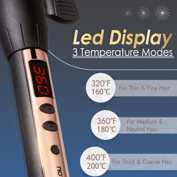 Electric 3 Barrel Curling Iron for Perfect Waves - Image 4