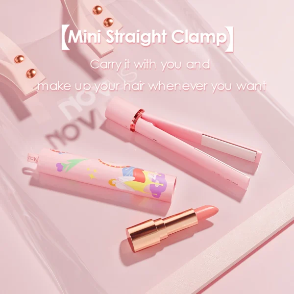 2-in-1 Mini Ceramic Hair Straightener & Curling Iron - Image 2