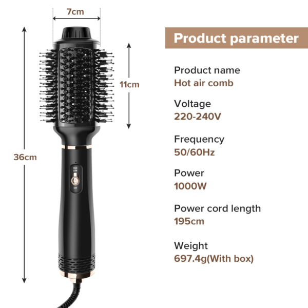 3-In-1 Hair Dryer, Hot Air Brush Styler & Volumizer - Image 6