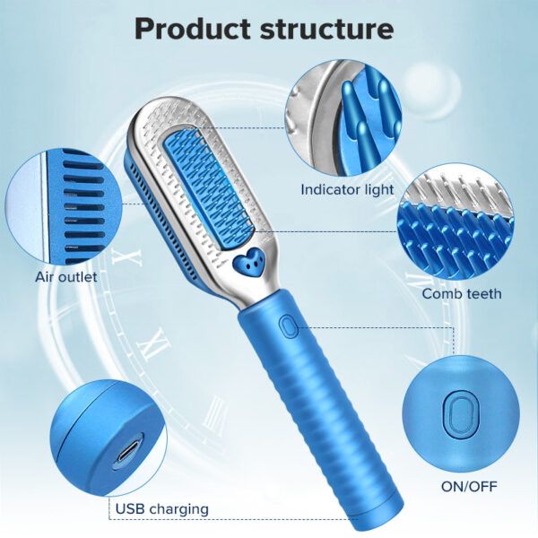 Cold Comb Electric Hair Straightener & Curler - Image 5