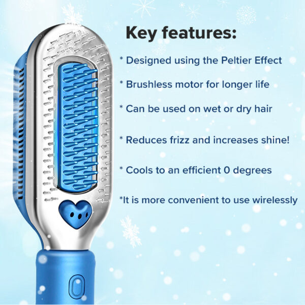 Cold Comb Electric Hair Straightener & Curler - Image 4