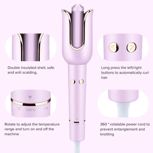 Automatic Rotation Electric Hair Curler - Image 4