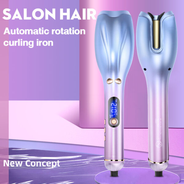 Multi-Automatic LCD Ceramic Rotating Hair Curler - Image 3