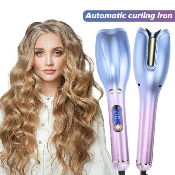 Multi-Automatic LCD Ceramic Rotating Hair Curler - Image 2