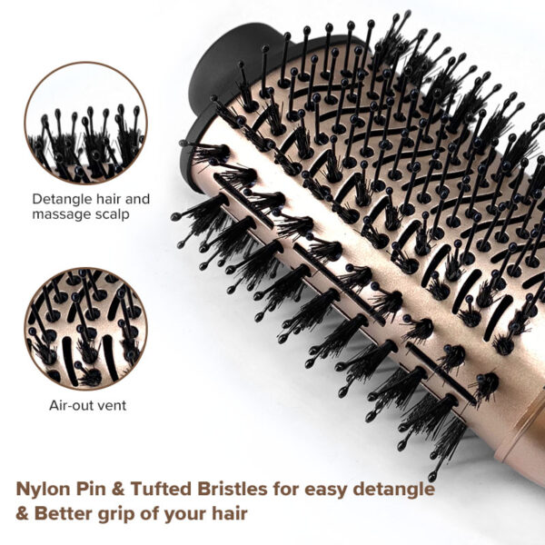 2-In-1 Hot-Air Brush & Negative Ionic Hair Dryer - Image 6