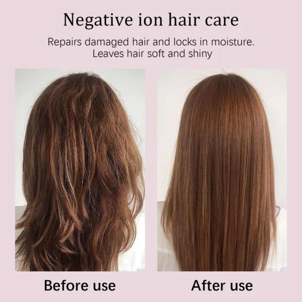 2-in-1 Ionic Hair Straightening Brush & Curling Iron - Image 6
