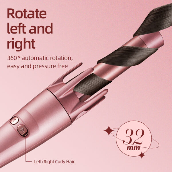 2-in-1 Automatic Hair Curler & Straightener - Image 4