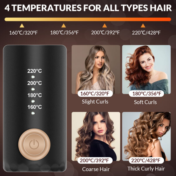 Auto Rotating Ceramic Hair Curler - Image 5