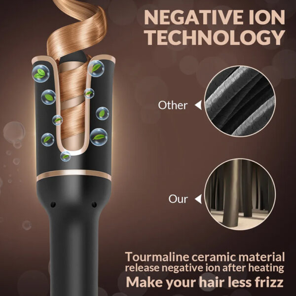 Auto Rotating Ceramic Hair Curler - Image 2