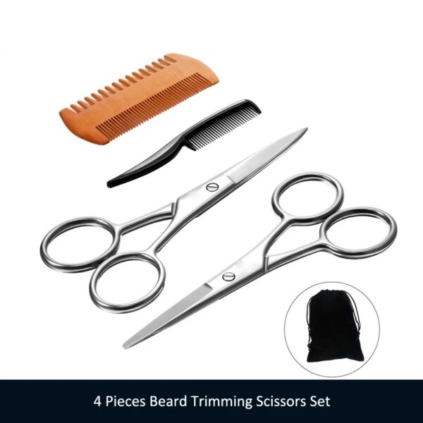 Premium 4-Piece Beard Grooming Kit - Image 3
