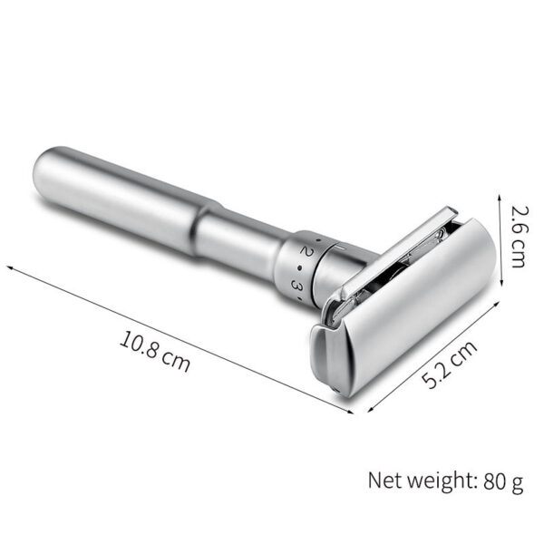 Adjustable Zinc Alloy Safety Razor for Men - Image 6