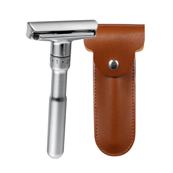 Adjustable Zinc Alloy Safety Razor for Men - Image 2