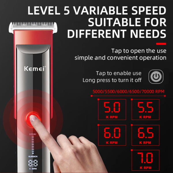 LCD Display Hair Clipper - Image 6