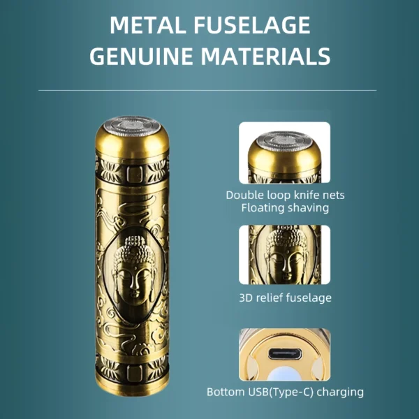 Rechargeable Waterproof Electric Shaver - Image 5