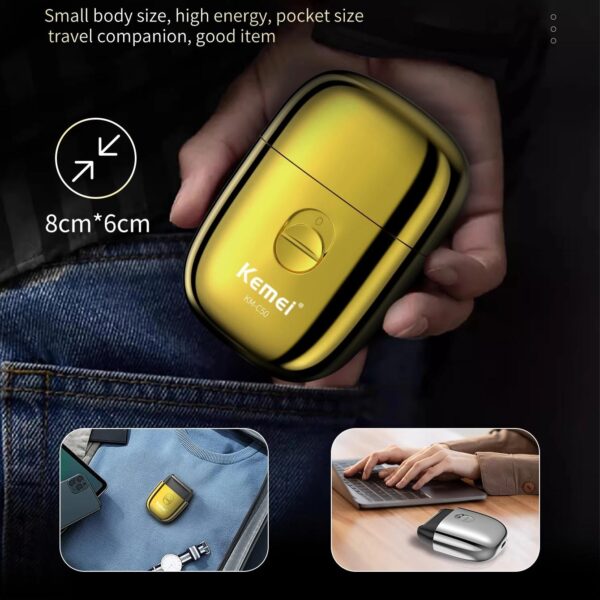 Mini USB Rechargeable Electric Shaver - Image 2