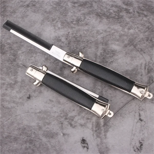 Butterfly Knife Style Folding Comb - Image 4