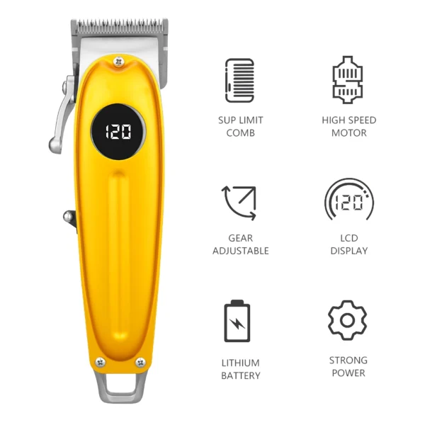 Professional Cordless Hair Clipper for Men - Image 5