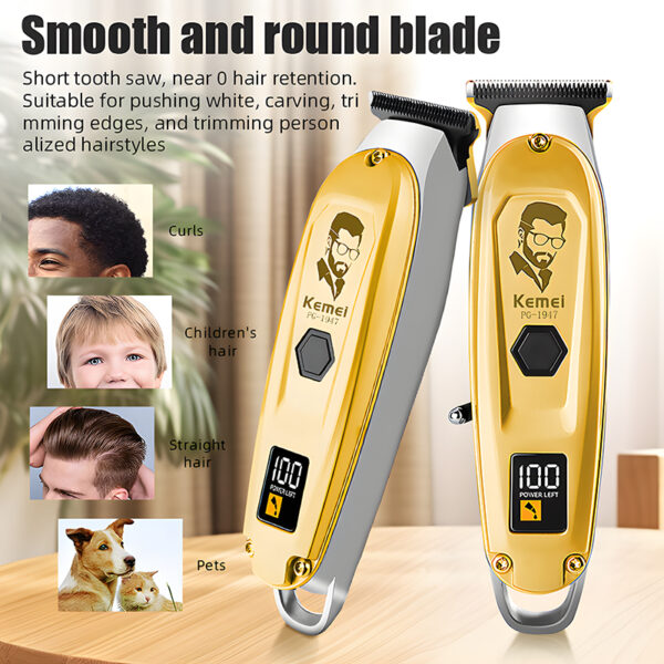 Professional Rechargeable Hair Trimmer for Men - Image 2