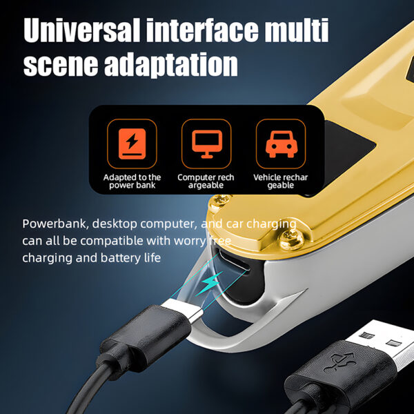 Professional Rechargeable Hair Trimmer for Men - Image 5