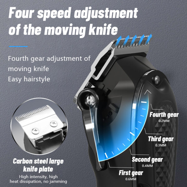 Rechargeable Cordless Beard Trimmer for Men - Image 3
