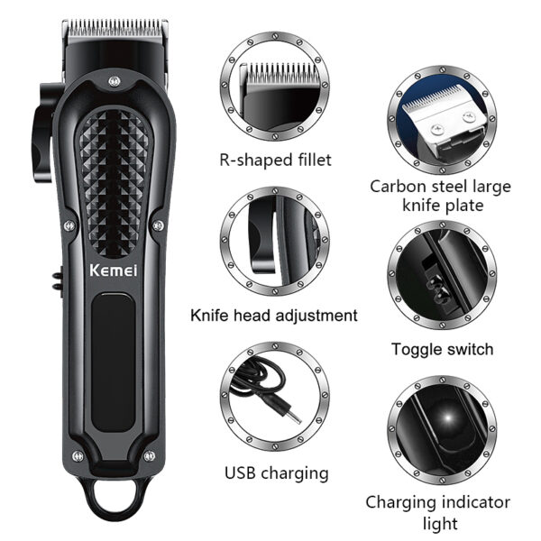 Rechargeable Cordless Beard Trimmer for Men - Image 6