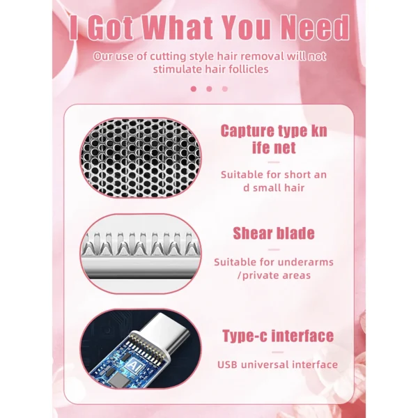 Waterproof Electric Epilator and Hair Remover - Image 6