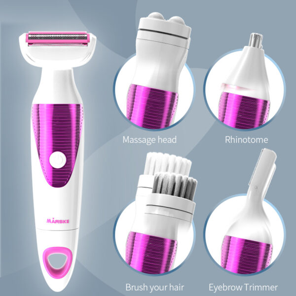 5-in-1 Portable Electric Hair Removal Epilator for Women - Image 4