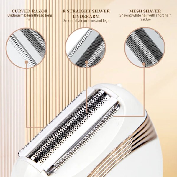 2-IN-1 Electric Hair Removal Epilator and Trimmer - Image 4