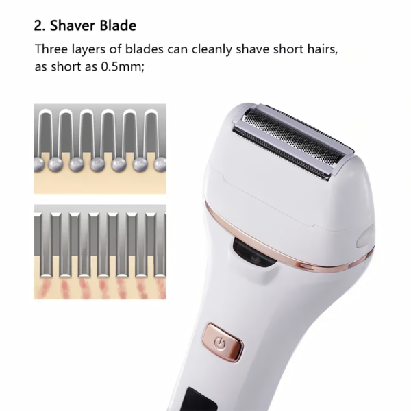 4-IN-1 Electric Lady Shaver and Foot Callus Remover - Image 3