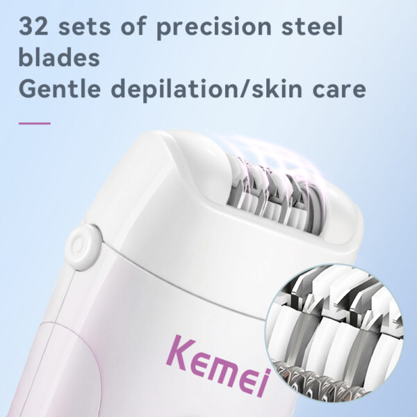 Rechargeable 3-in-1 Hair Removal Epilator - Image 3