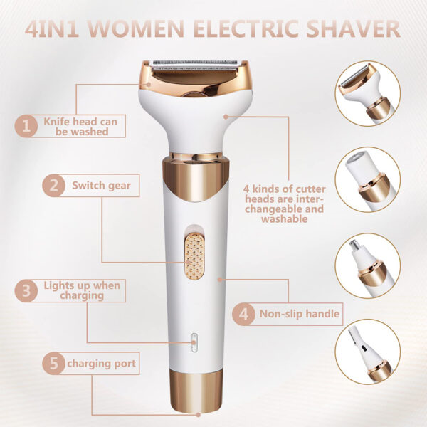 Electric Shaver & Epilator for Women - Image 2